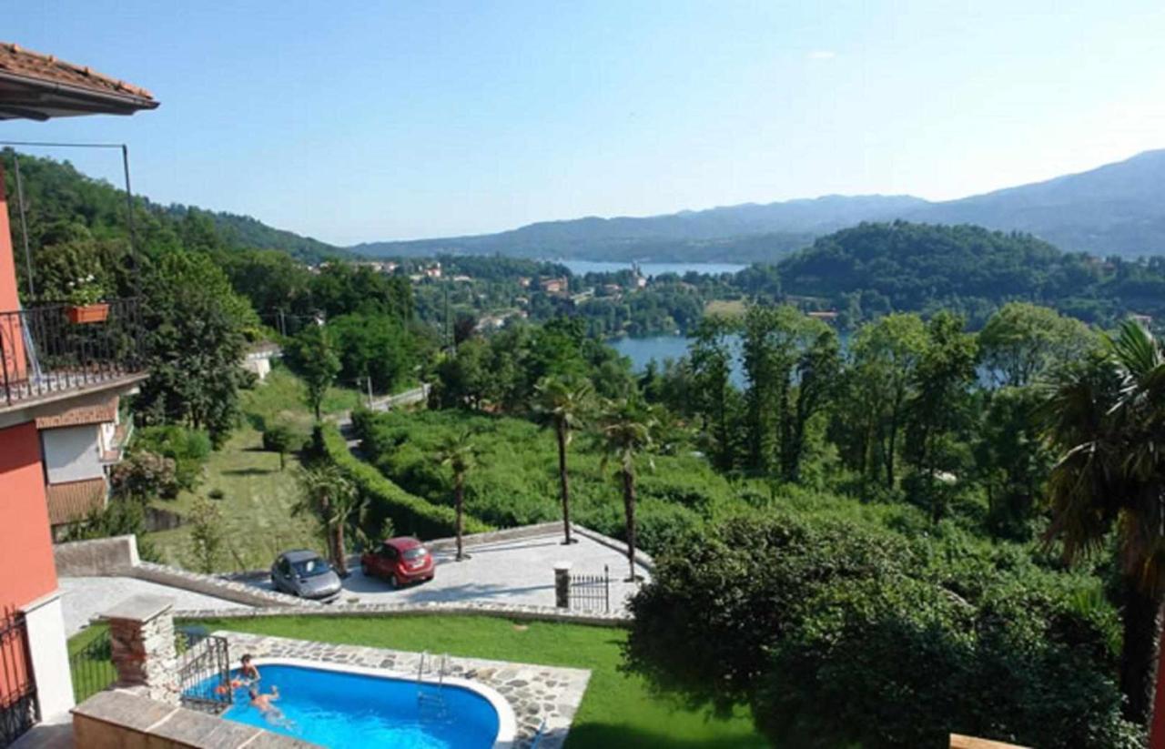 Miasino Domus Cusiana Complesso Vista Lago E Piscina מראה חיצוני תמונה