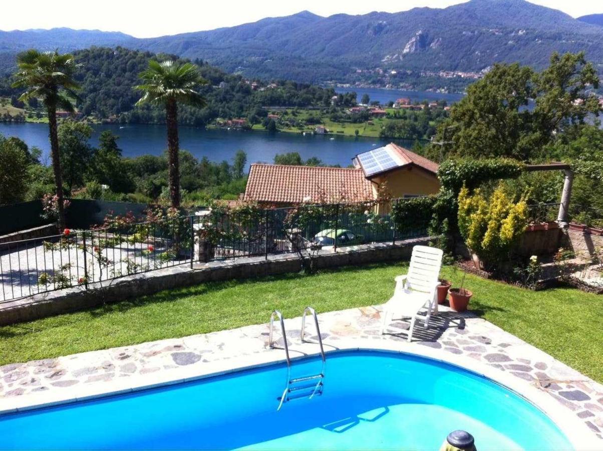Miasino Domus Cusiana Complesso Vista Lago E Piscina מראה חיצוני תמונה